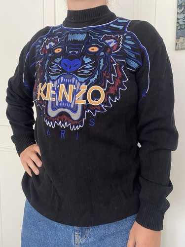 Kenzo tiger embroidered black - tiger,