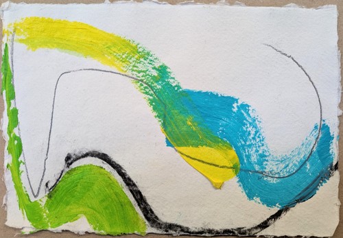 Original abstract landscape - abstract,