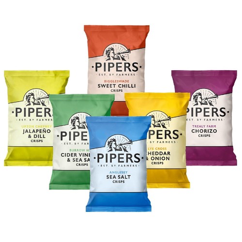 Pipers crisps mixed case - mixed, x