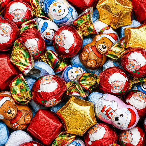 Christmas chocolate assortment - chocolate,
