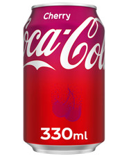 Coca Cola Cherry Can 330ml x