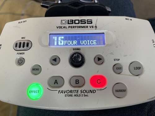 Boss vocal performer - ve-5,