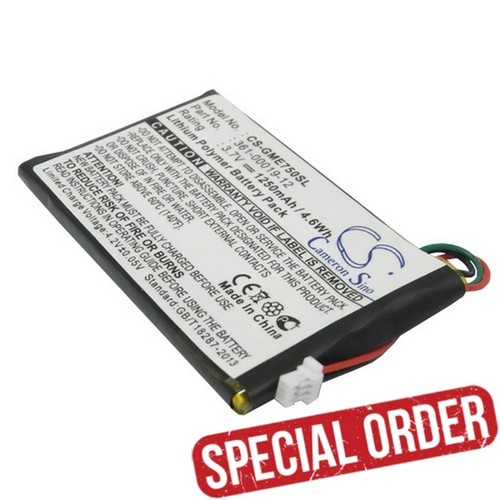Battery for garmin edge 605 - edge,