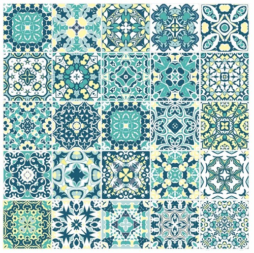 Tile stickers mosaic - tile,
