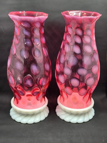 Scarce 1930 fenton - fenton, cranberry