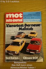 MOT 24/72 DAF 66 CITROEN 2 CV