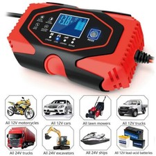 24v car battery - battery, charger