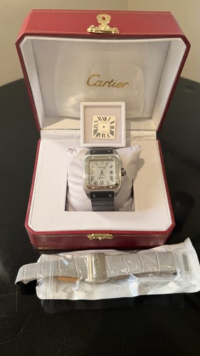 Cartier santos 100 watch - xl,