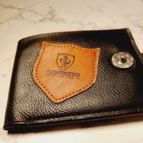 Ferrari leather wallet - ferrari,