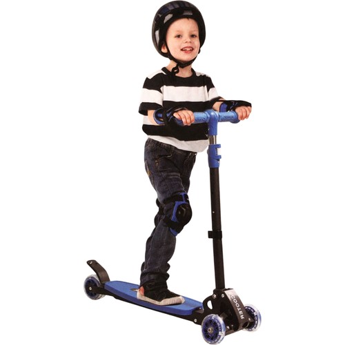 Kids blue push scooter ages - blue,