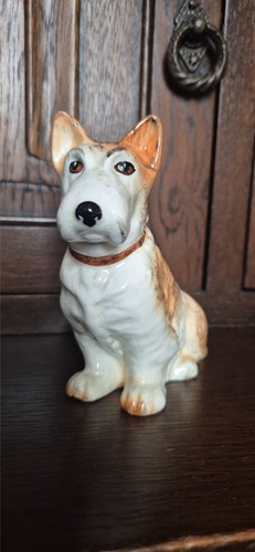 Sylvac pottery seated scottie - sylvac,