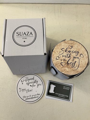 Absorbent ceramic coasters - absorbent,