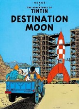 Tintin destination moon comic - tintin,