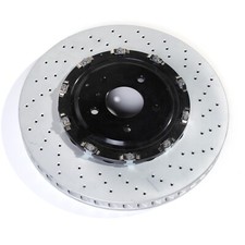 RD1844 FRONT DRILLED GROOVED 380MM BRAKE DISC FOR NISSAN GTR R35 3.8 V6 2007+