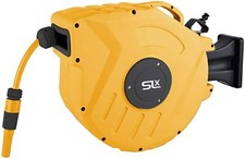 Garden Hose Reel Wall Mounted, 20m Auto Retractable Hosepipe 'Damaged Packaging'