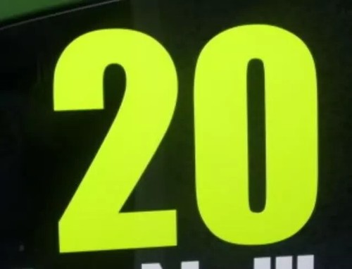 100mm custom fluorescent - 100mm,