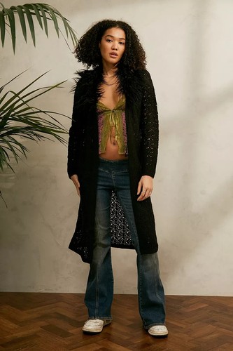 Urban outfitters faux fur trim - faux,