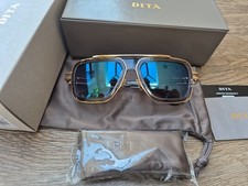 Dita LXN-EVO Sunglasses DTS403-A-02 White Gld -lens Dark Grey to Clear Gradient