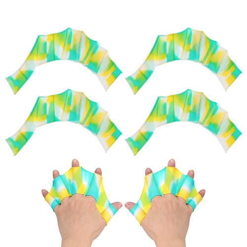 Silicone swimming gloves - silicone,