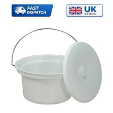 5L Round Commode Bucket with