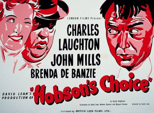 Hobsons choice poster - hobsons, brenda