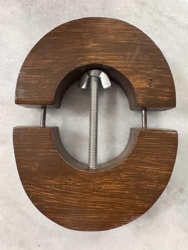 Vintage wooden hat sizer - wooden,