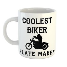 COOLEST BIKER PLATE MAKER –
