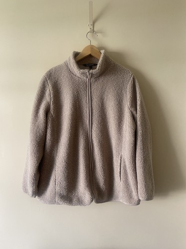 Bonmarche beige teddy fleece - beige,
