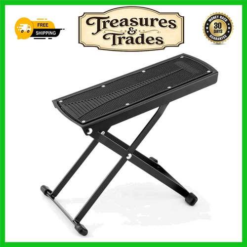 Adjustable guitar foot rest - guitar,