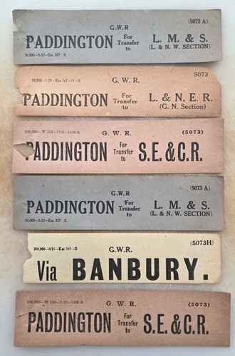 Vintage gwr luggage - 6,
