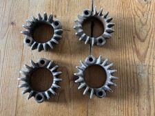 Honda CB500 CB550E  Four 4 x Finned Exhaust Collars 