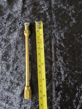 Tire Valve Extension 5 Inch Inflation Tyre Stem Extender Brass Cap