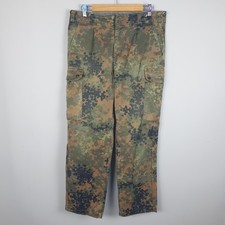 German Army Flecktarn Combat Trousers Large Camo Military Cargo Pants