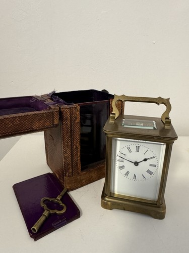 French carriage clock with