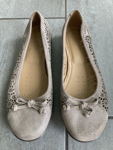 Hotter ladies beige flat - hotter,