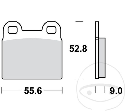Trw brake pads mcb95 - brake, bmw