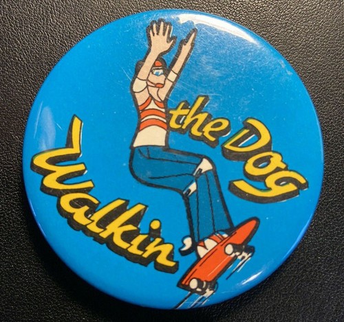 Vintage skateboard badge - skateboard, 70's