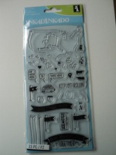 INKADINKADO CLEAR STAMPS - OUR ADVENTURES BNIP *LOOK*