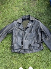 Leather Motorcycle Jacket With Padding
