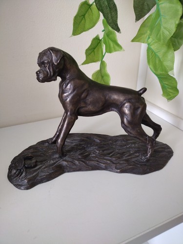 Boxer dog sculpture - boxer, figurine