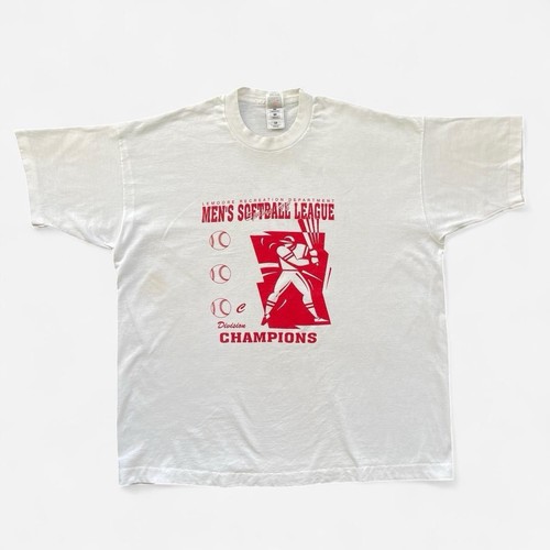 Vtg 90s single stitch softball - vtg,