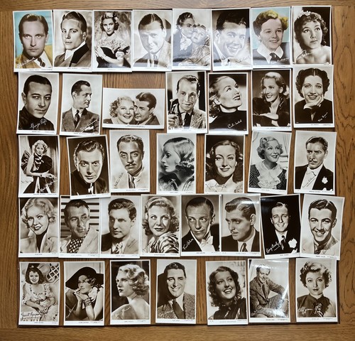 Genuine photos postcards - x,