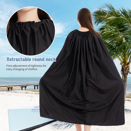 Black clothing changing cover - black,