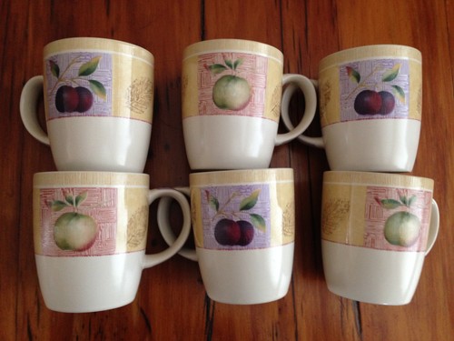 Wild fruits mugs cups - 6,