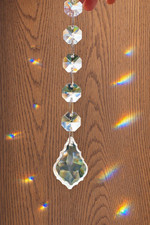 Glass Crystal droplets prisms