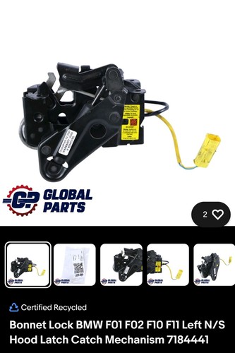 Bonnet lock bmw f01 f02 - bonnet,