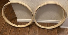 VTG Bmx Acs Z Hoops White Survivors GT Redline Freestyle 36 Hole 20” Rims Wheels