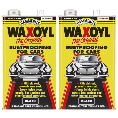 Hammerite waxoyl black oil - 2, x