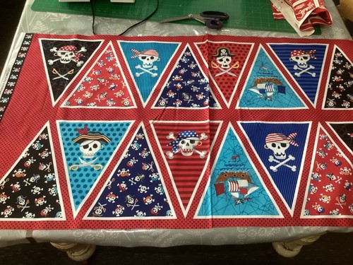 Makower pirates bunting - makower, 'pirates'
