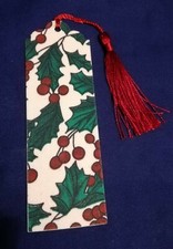 Holly Bookmark Book Marker -